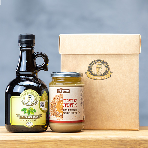 olive oil and tahini combination